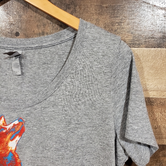 Next level "sun beard" fox graphic t-shirt - Picture 6 of 9